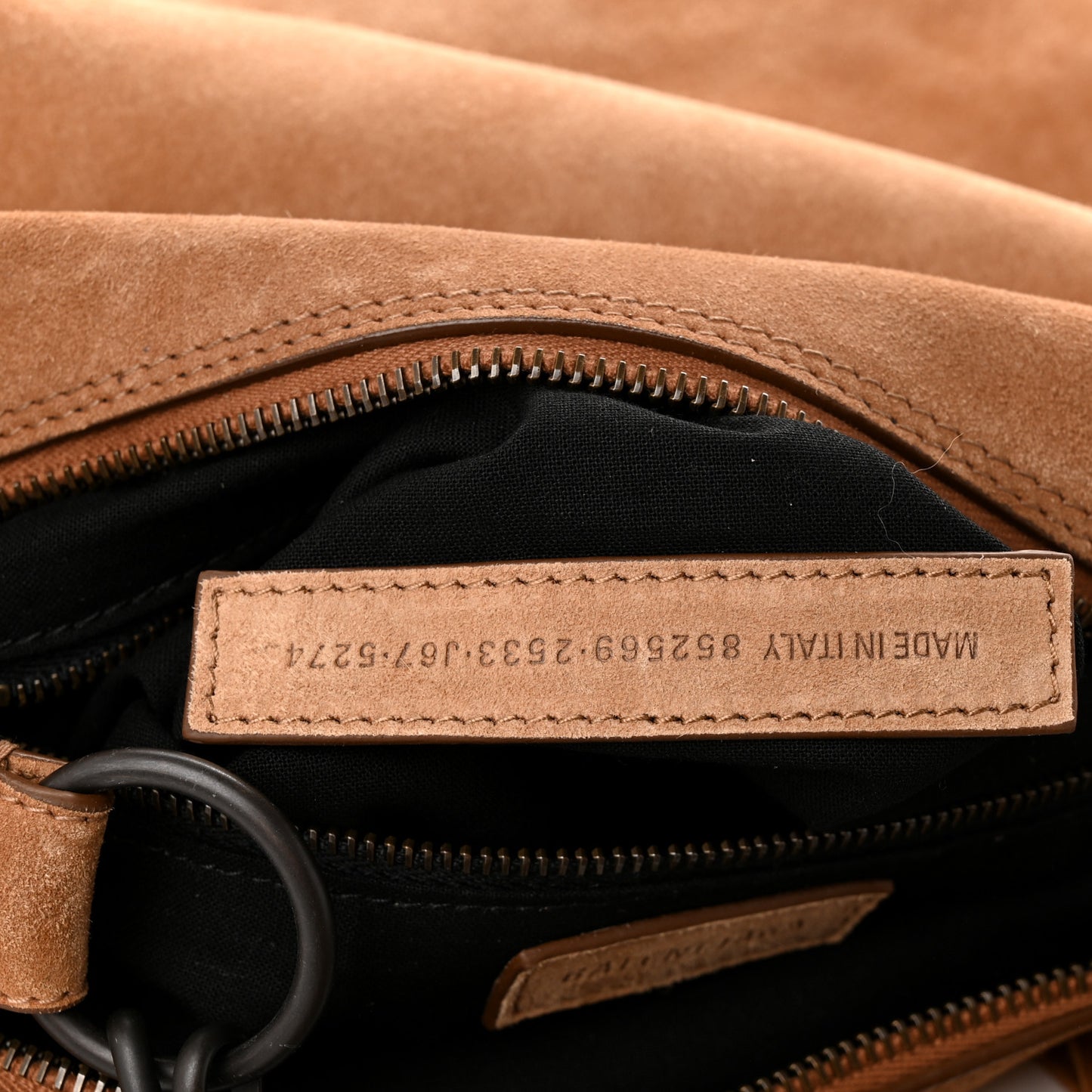 Suede Classic Hardware Small Le City Hobo Bag Camel