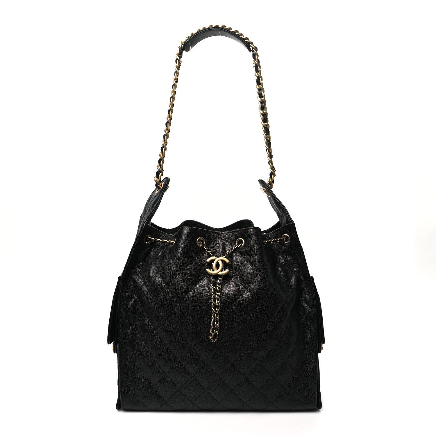 Chanel Caviar Quilted Medium Chanel 25 Handbag Black 1 of 11