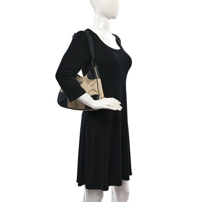 Prada Tessuto Nylon Hobo Beige 2 of 12