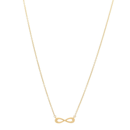 Tiffany 18K Yellow Gold Infinity Pendant Necklace 1 of 4