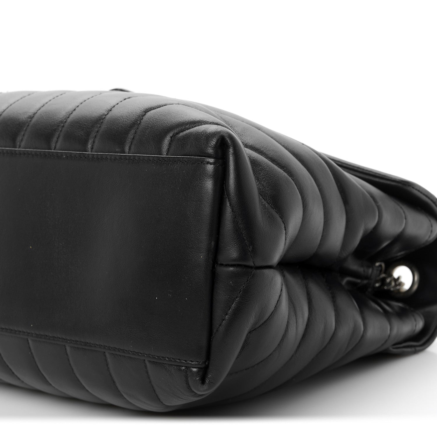 Saint Laurent Calfskin Y Quilted Monogram Medium Loulou Chain Satchel Black 11 of 11