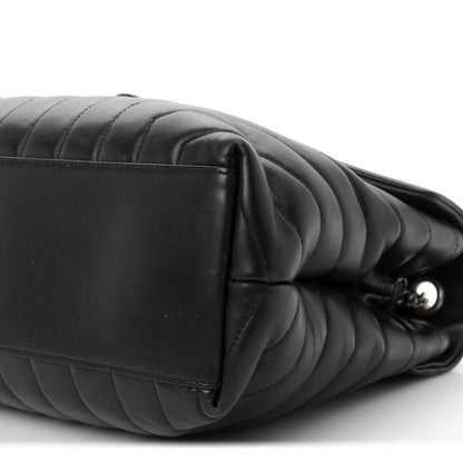 Saint Laurent Calfskin Y Quilted Monogram Medium Loulou Chain Satchel Black 11 of 11
