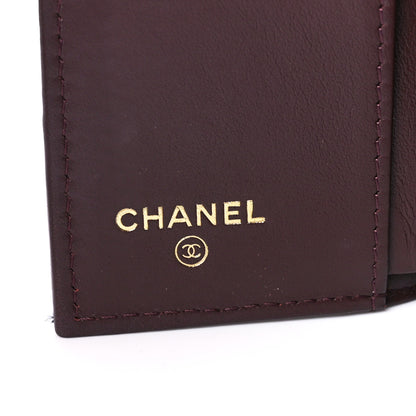 Chanel Caviar Quilted Tri-Fold Flap Wallet Black 7 of 14