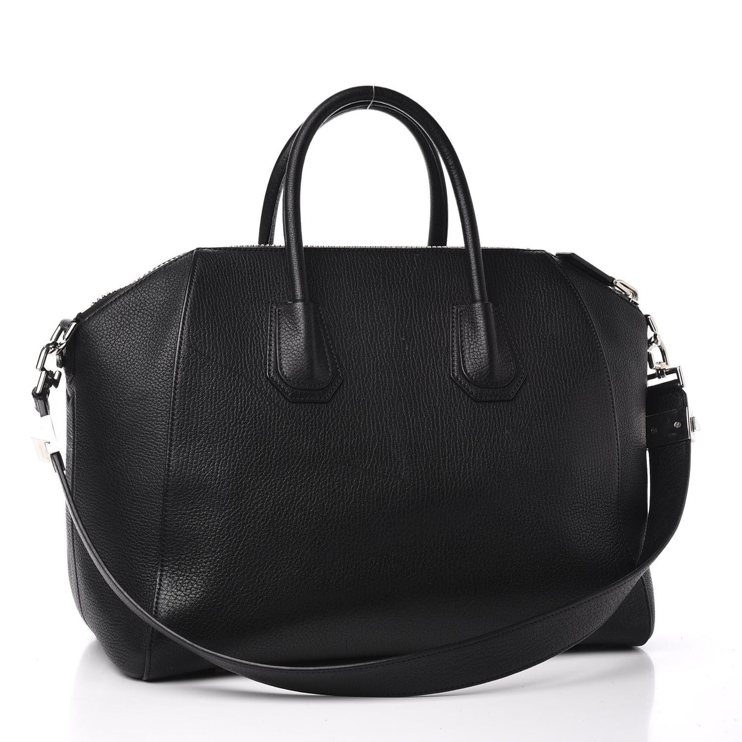 Sugar Goatskin Medium Antigona Black