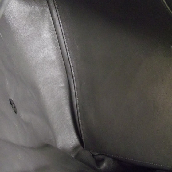 Lambskin Quilted Maxi Flap Gray