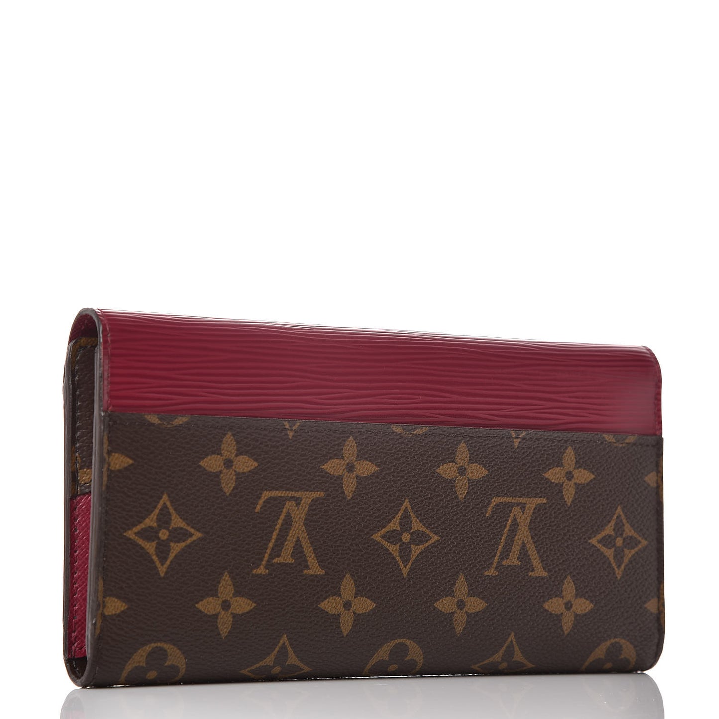 Monogram Epi Marie-Lou Long Wallet Fuchsia