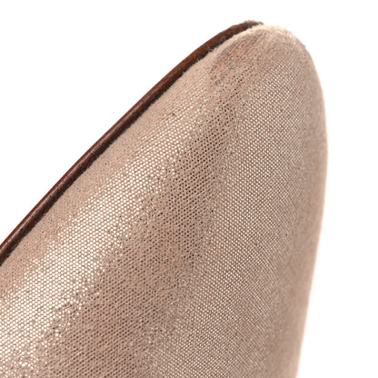 Christian Louboutin Iridescent Veau Velours Catchy One 100 Pumps 38 Nude 14 of 15