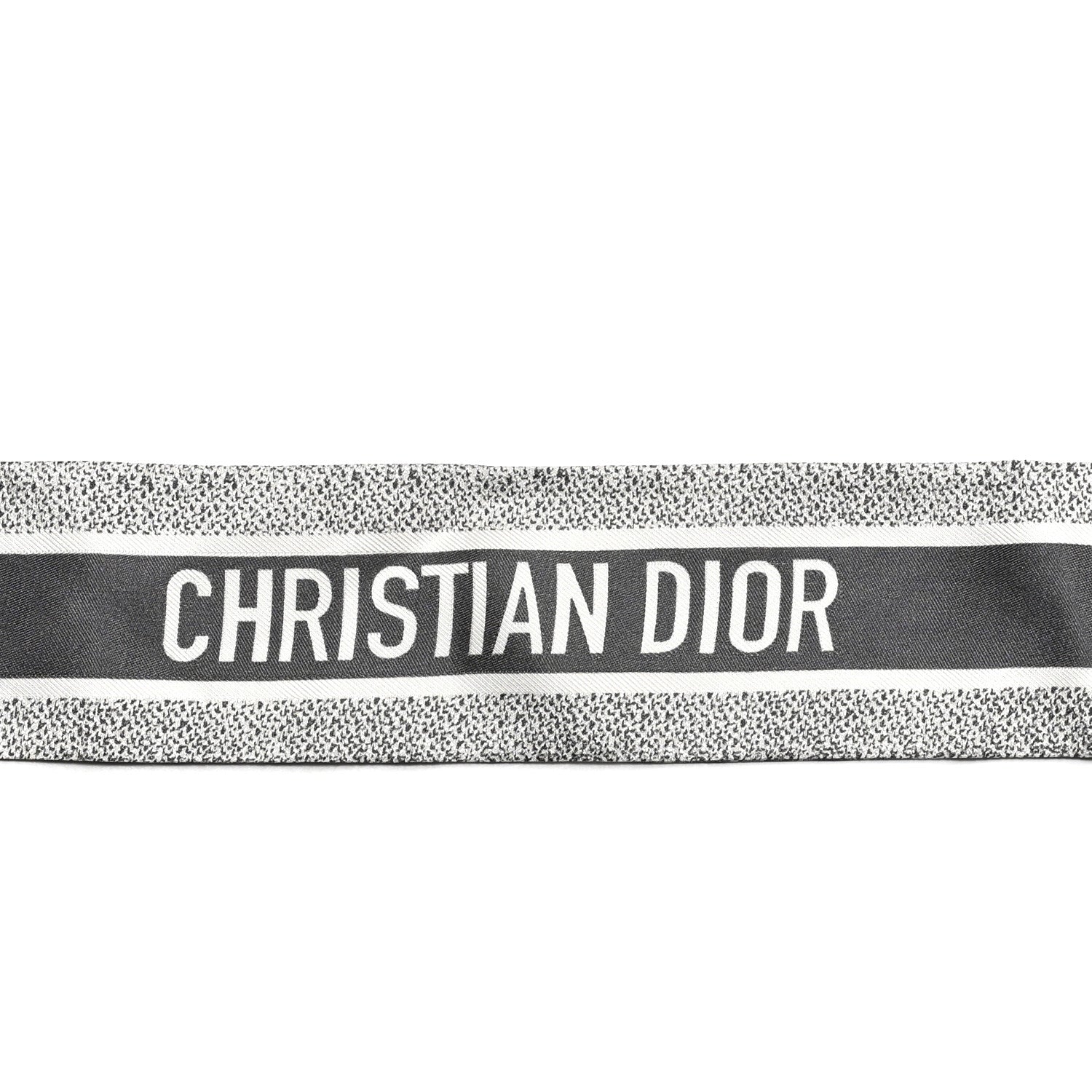 Christian Dior Silk Toile De Jouy Mitzah Scarf White 4 of 4