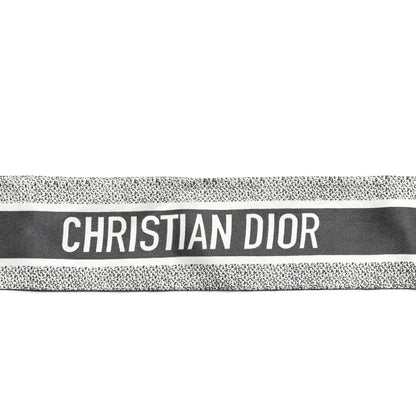 Christian Dior Silk Toile De Jouy Mitzah Scarf White 4 of 4