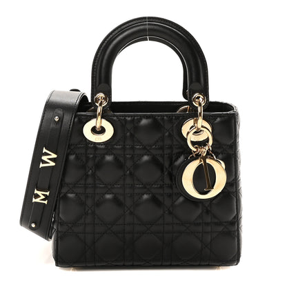 Christian Dior Lambskin Cannage Small My ABCDior Lady Dior Black 1 of 10