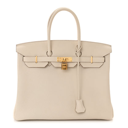 Hermes Togo Birkin 35 Craie 1 of 13
