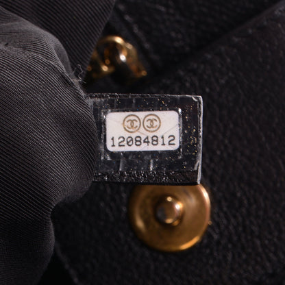 Chanel Calfskin Cerf Shopper Tote Black 7 of 8