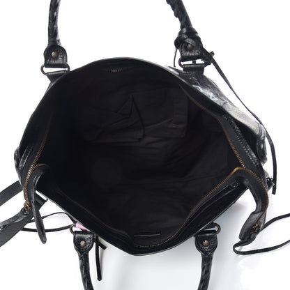 Balenciaga Agneau Graffiti All Over Classic Hardware City Black Multicolor 7 of 10