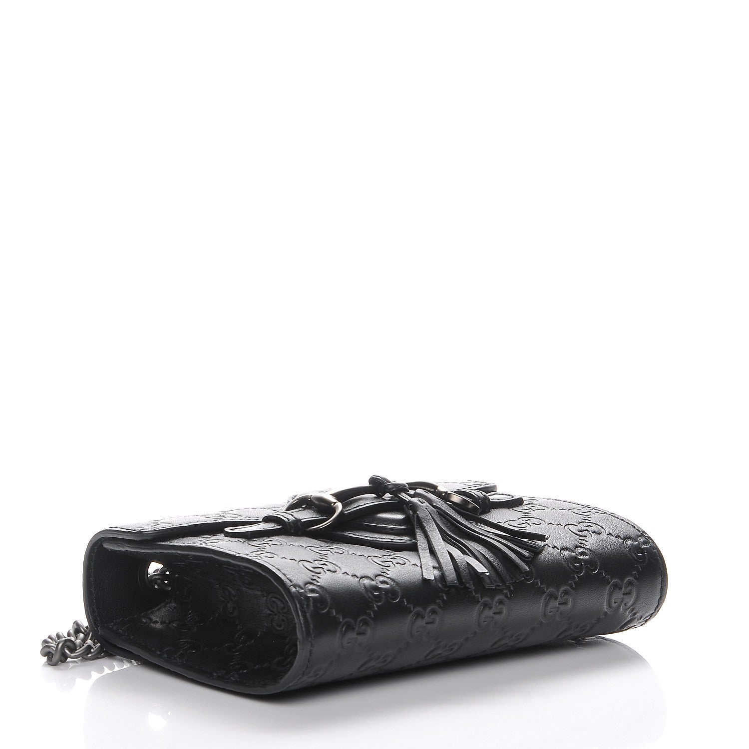 Gucci Guccissima Mini Emily Shoulder Bag Black 4 of 8