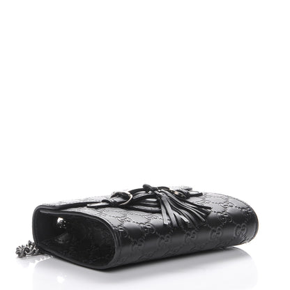 Gucci Guccissima Mini Emily Shoulder Bag Black 4 of 8