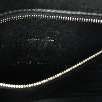 Balenciaga Grained Calfskin Small Hourglass Top Handle Bag Black 7 of 10