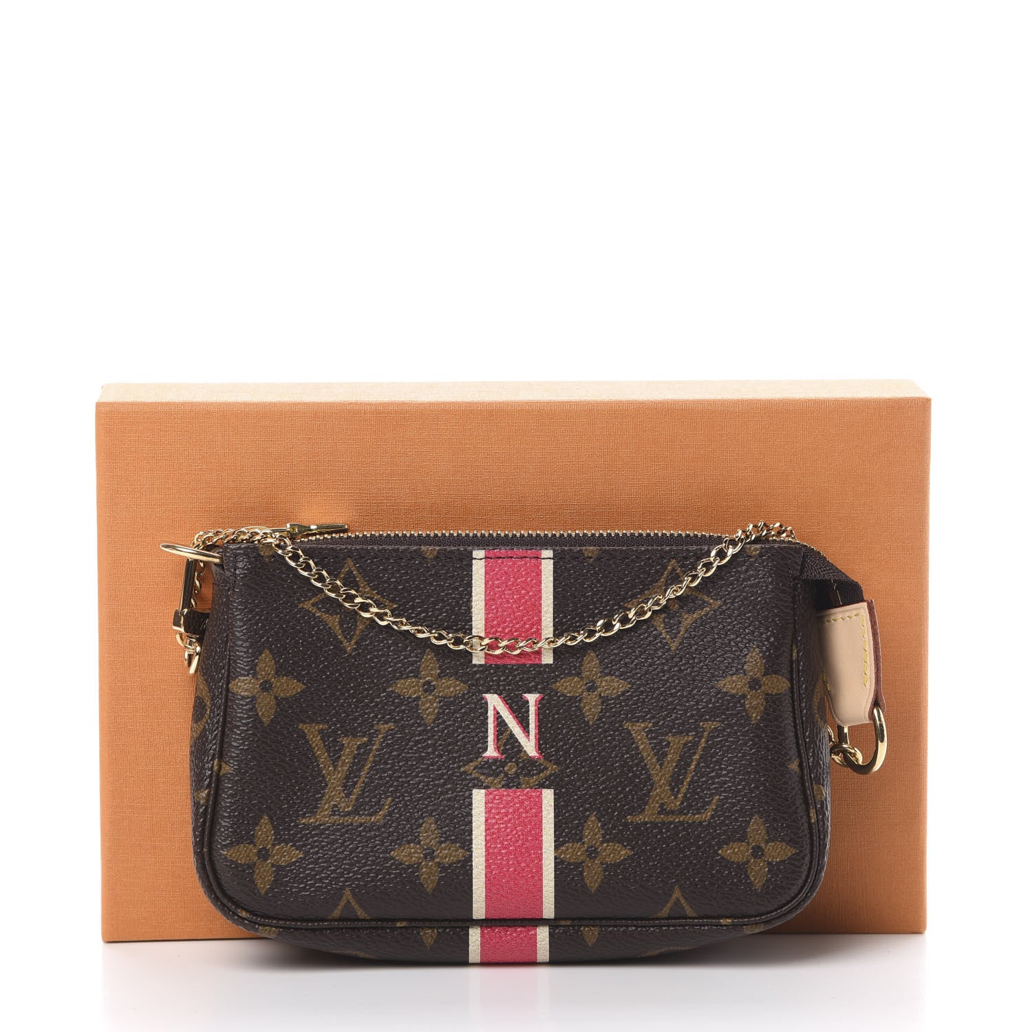 Louis Vuitton Monogram My LV Heritage Mini Pochette Accessories Fuchsia Ivory 9 of 9