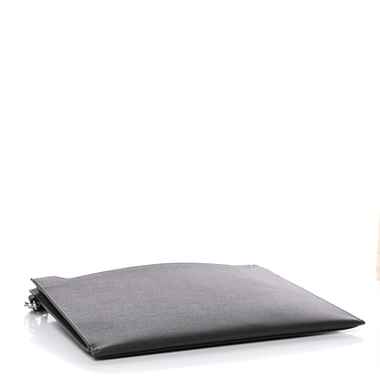 Saint Laurent Grain De Poudre Catherine Wristlet Pouch Pebble 4 of 9