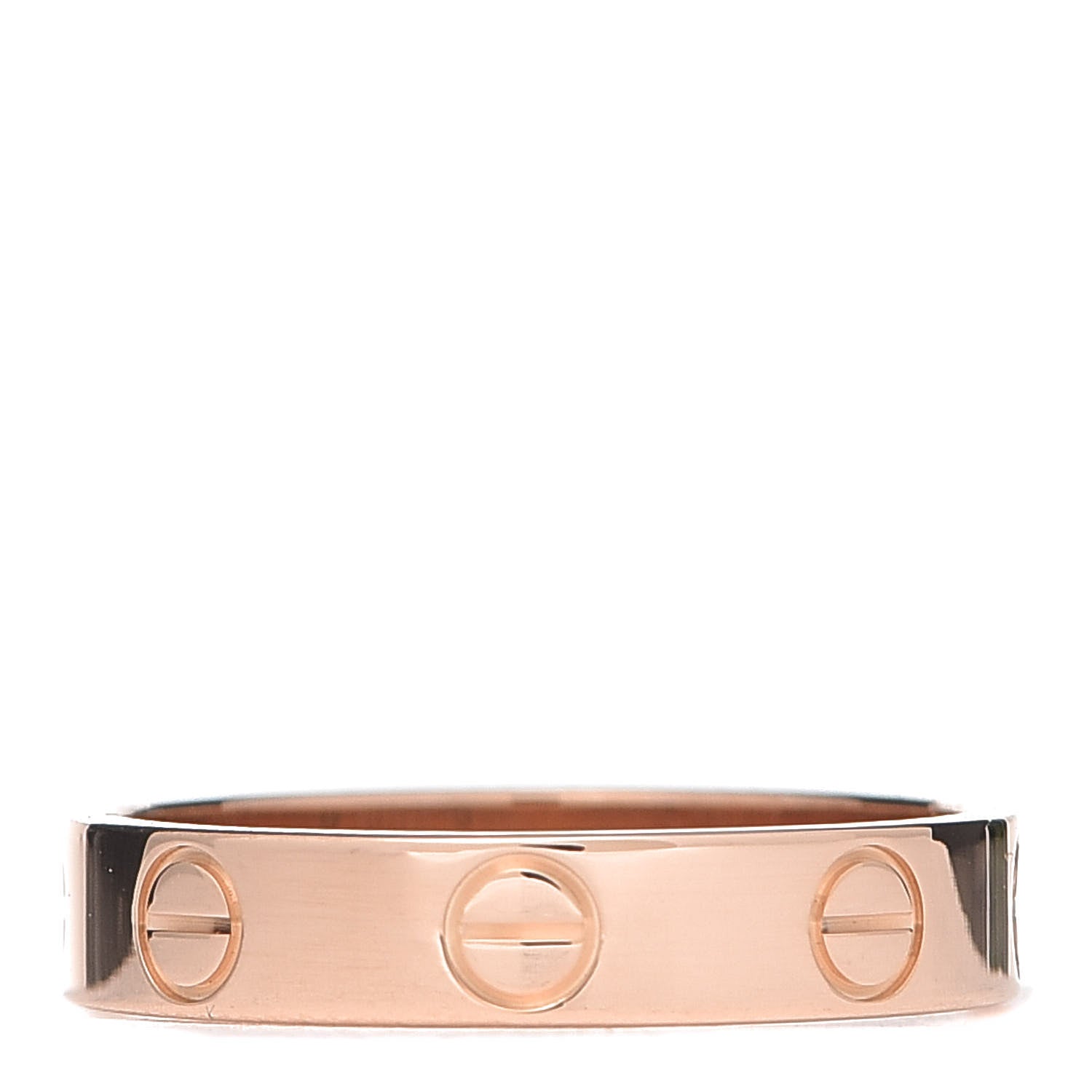 Cartier 18K Pink Gold 3.5mm LOVE Wedding Band Ring 49 4.75 3 of 6