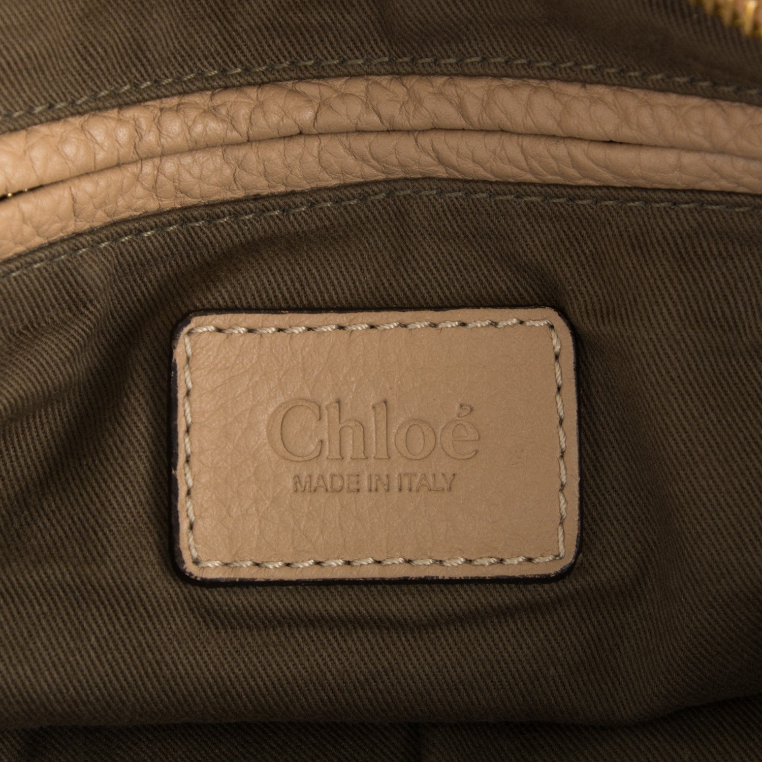 Chloe Calfskin Large Marcie Satchel Clay 6 of 7