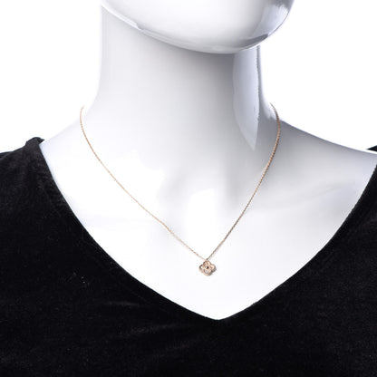 Van Cleef & Arpels 18K Rose Gold Sweet Alhambra Pendant Necklace 2 of 8