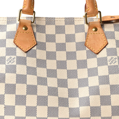 Louis Vuitton Damier Azur Speedy 35 7 of 9