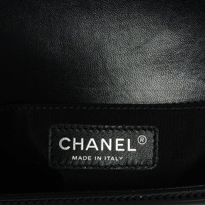 Chanel Patent Calfskin Quilted Small Boy Flap Burgundy 6 of 7