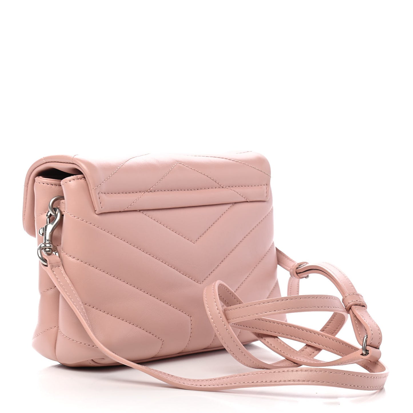 Calfskin Y Quilted Monogram Toy Loulou Crossbody Bag Tender Pink