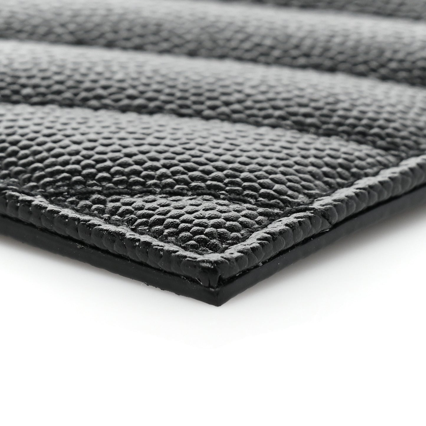 Monogram Grain de Poudre 5 Fragments Zip Pouch Card Holder Black