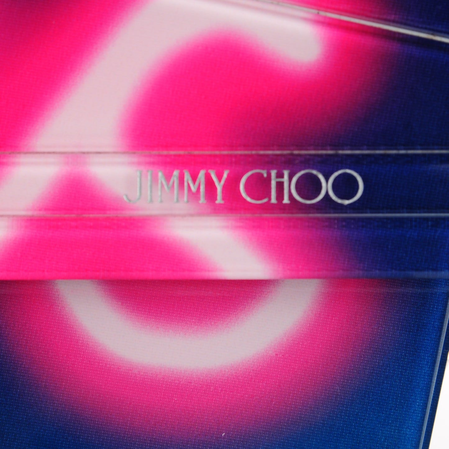 Acrylic Neon Light Candy Yes/No Clutch Navy Raspberry