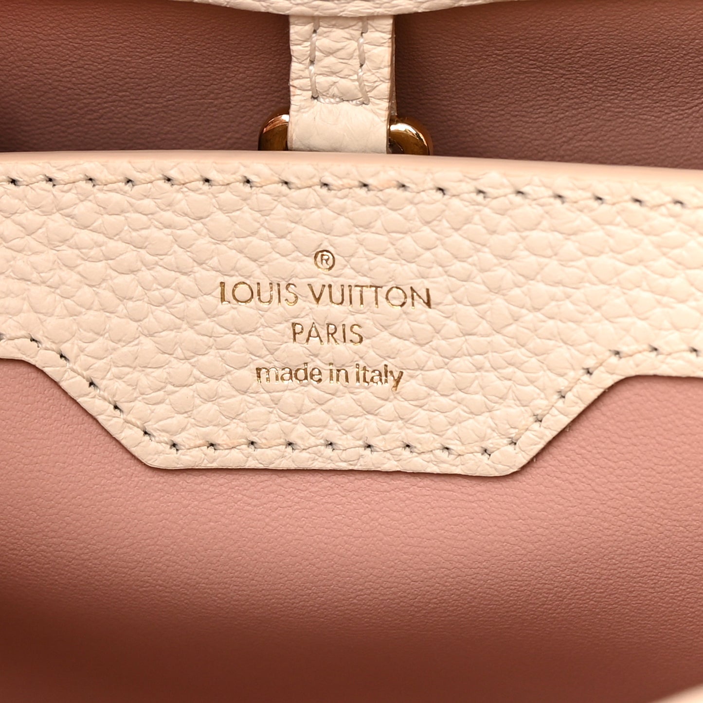 Taurillon Capucines PM Coquille