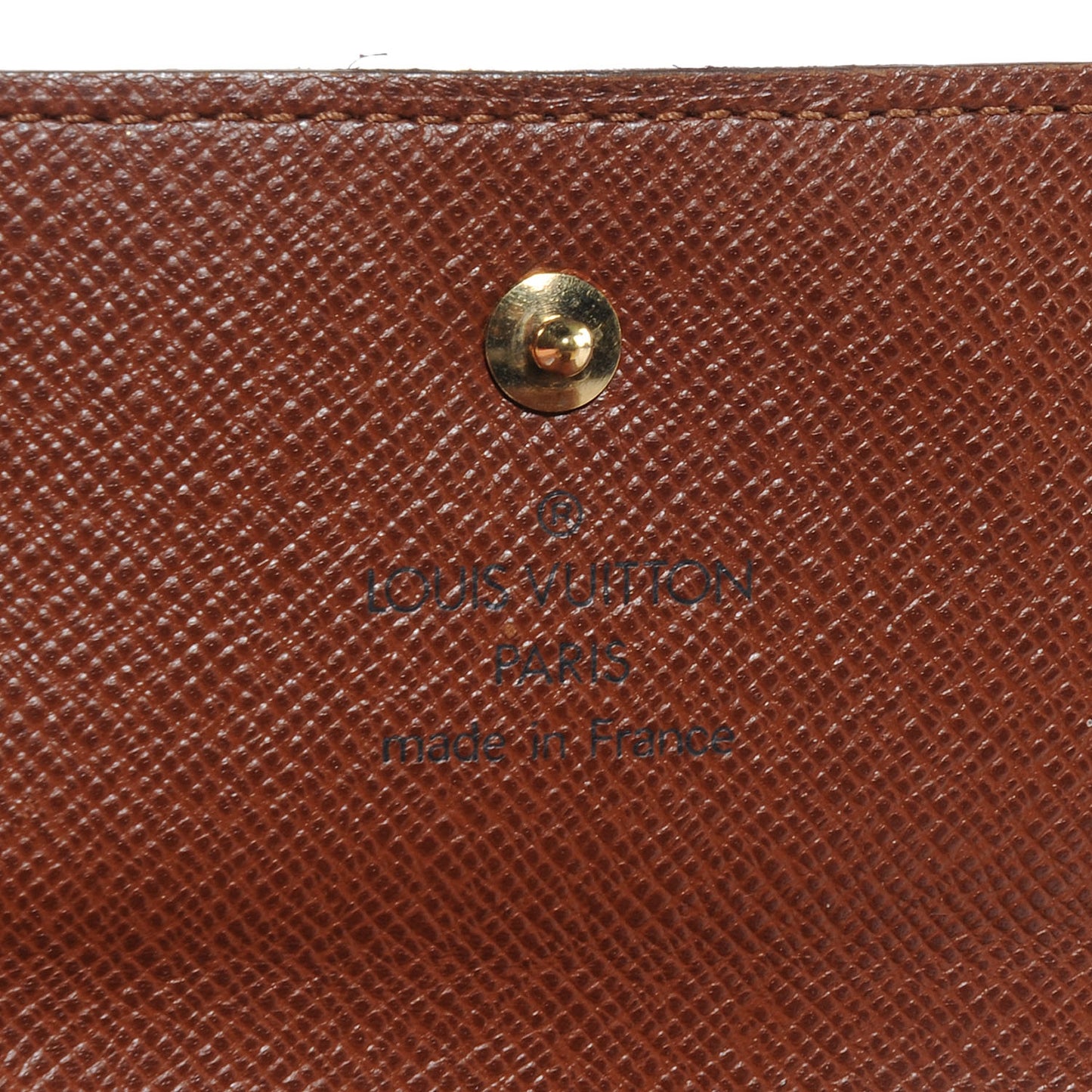 Monogram Porte-Monnaie Billets Cartes Credit Wallet