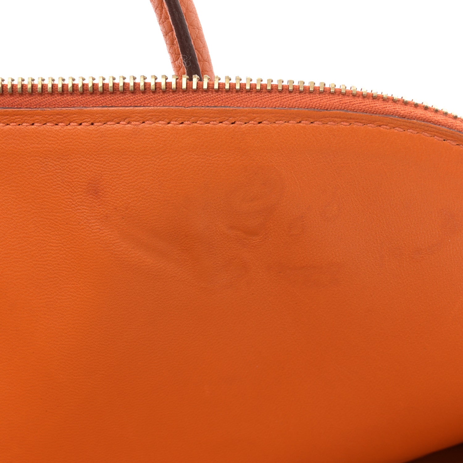Hermes Taurillon Clemence Bolide 35 Orange 10 of 15
