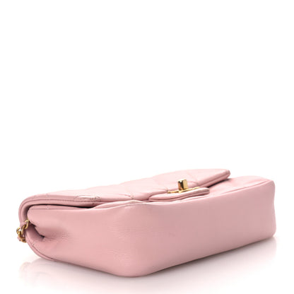 Chanel Lambskin Quilted Mini Heart Charms Flap Light Pink 4 of 16