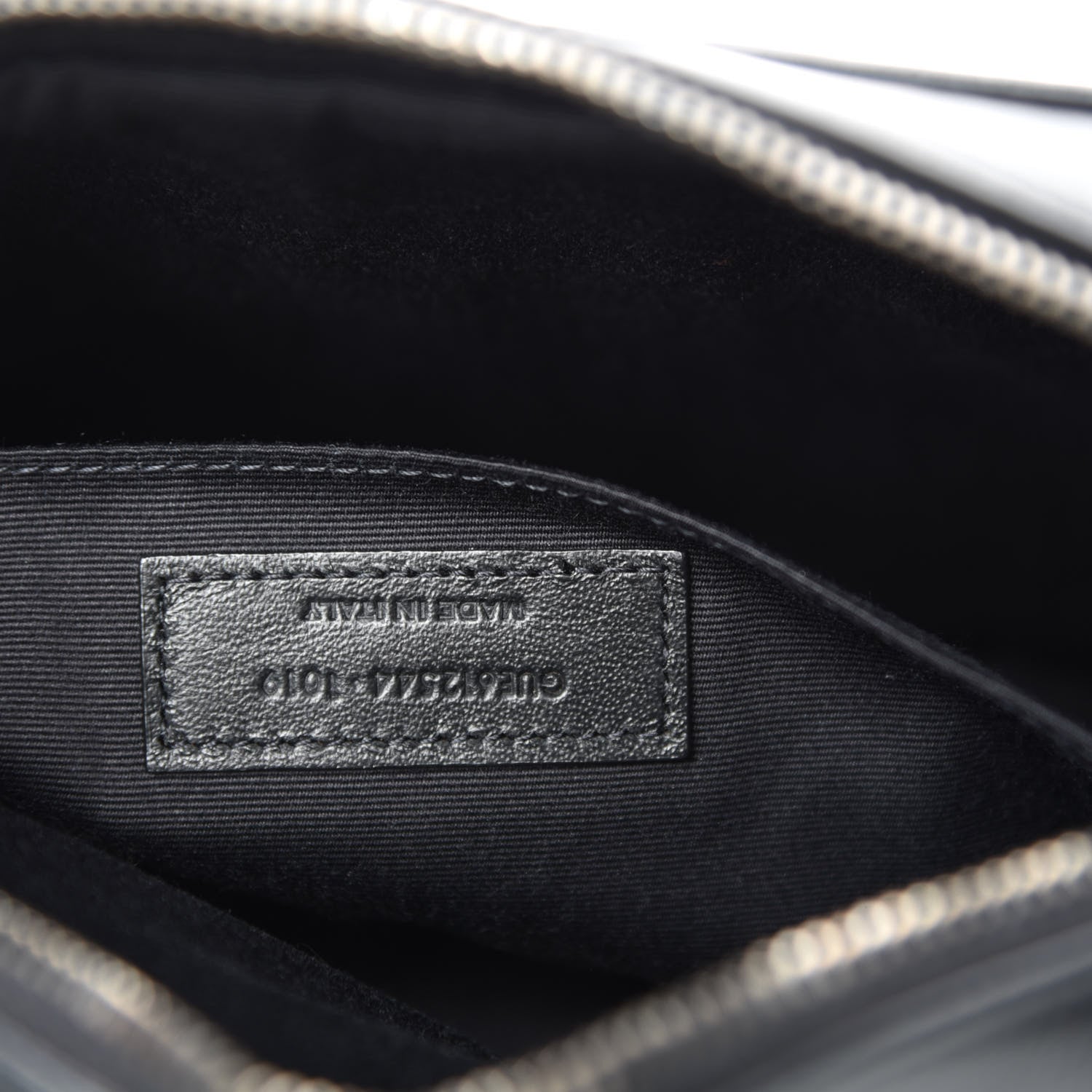 Saint Laurent Calfskin Matelasse Monogram Lou Camera Bag Black 11 of 12