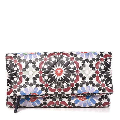 Chanel Glazed Lambskin Paris Dubai CC Beauty Clutch Multicolor 1 of 11
