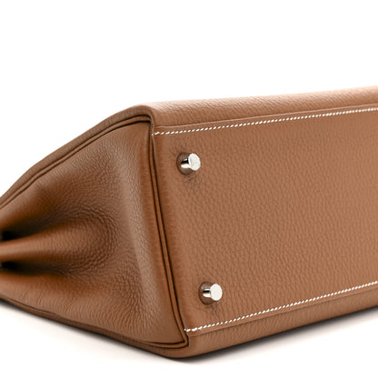 Hermes Togo Kelly Retourne 28 Gold 9 of 12