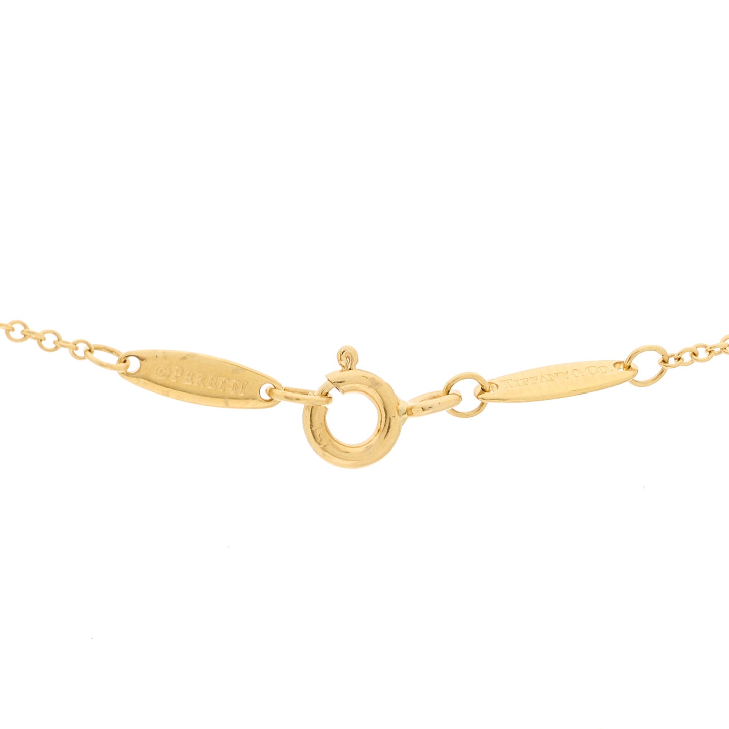 18K Yellow Gold Elsa Peretti Diamonds by the Yard 3 Station Necklace
