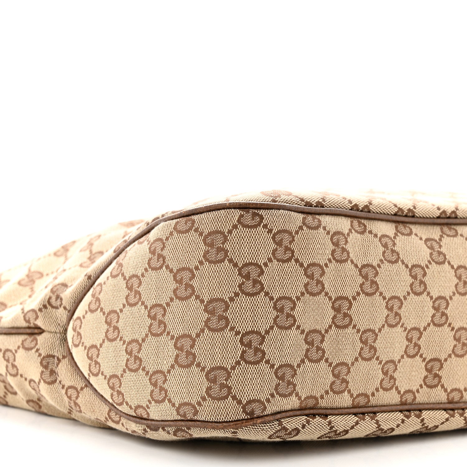Gucci Monogram Piston Lock Tote Brown 9 of 13