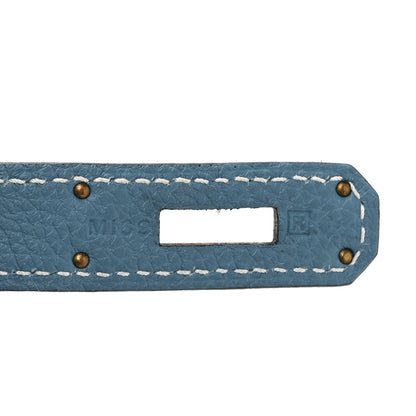 Hermes Togo Birkin 35 Blue Jean 7 of 15