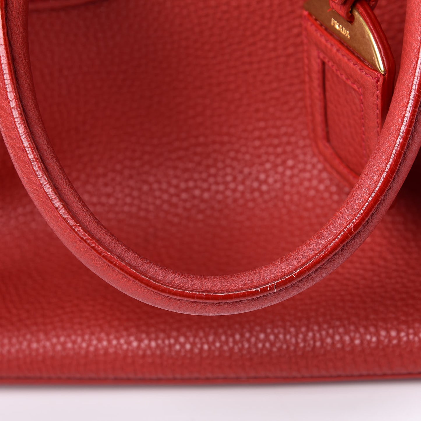 Vitello Daino Tote Rosso