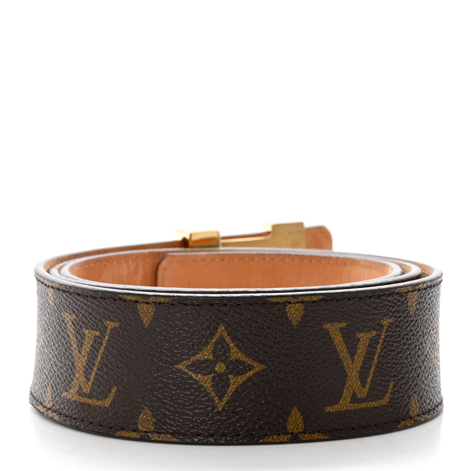 Louis Vuitton Monogram 40mm LV Initiales Belt 95 38 2 of 6