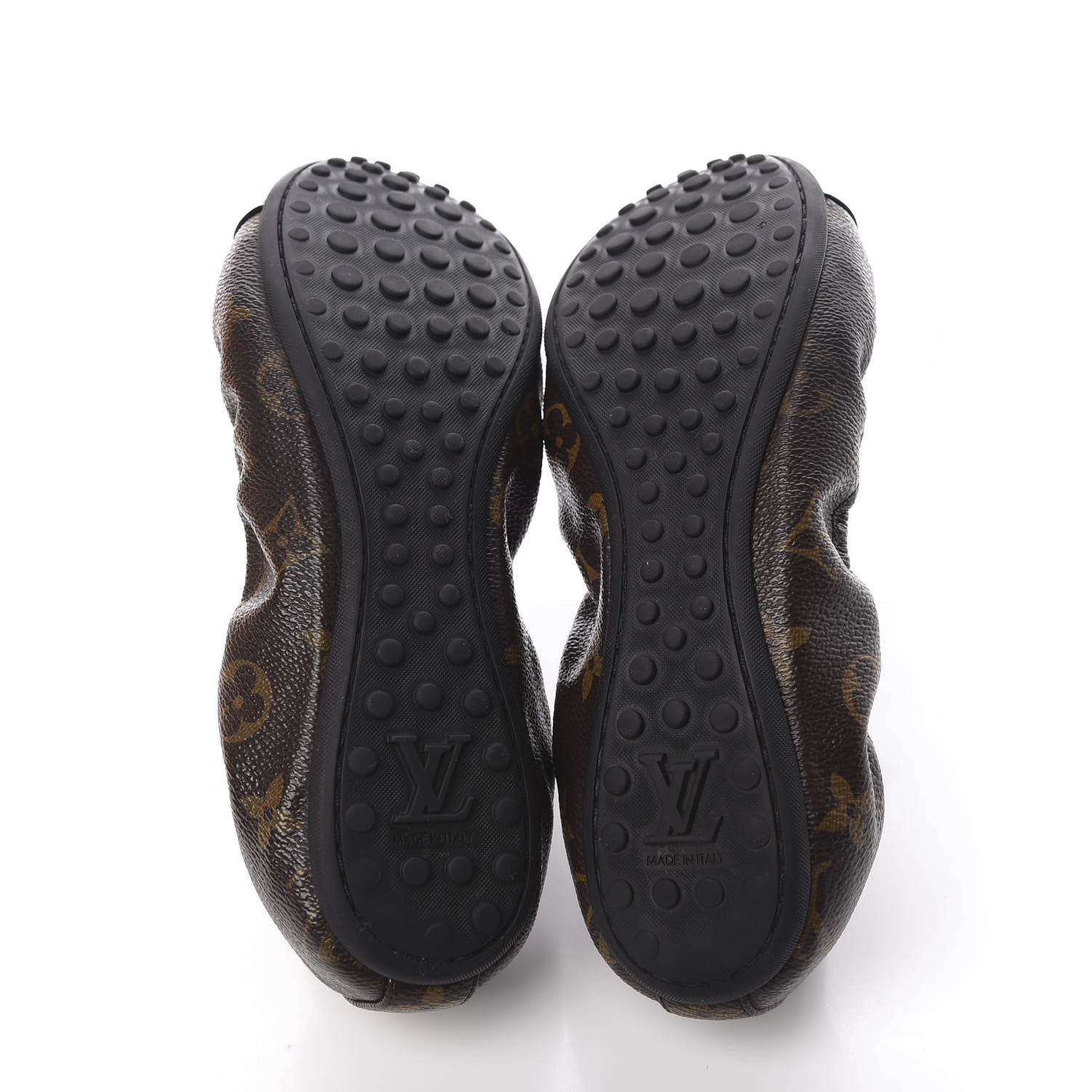 Louis Vuitton Monogram Flirty Ballerina Flats 37.5 Black 7 of 12