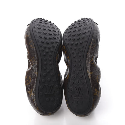 Louis Vuitton Monogram Flirty Ballerina Flats 37.5 Black 7 of 12