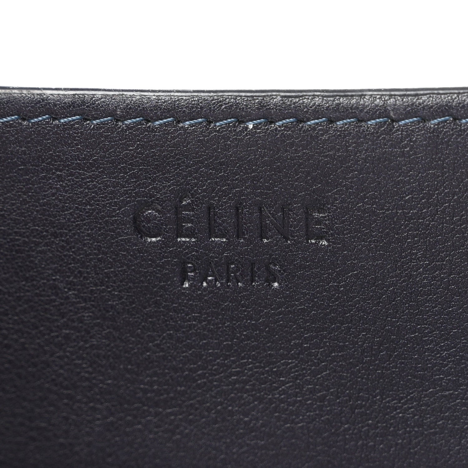 Celine Supple Calfskin Medium Phantom Luggage Indigo 6 of 12