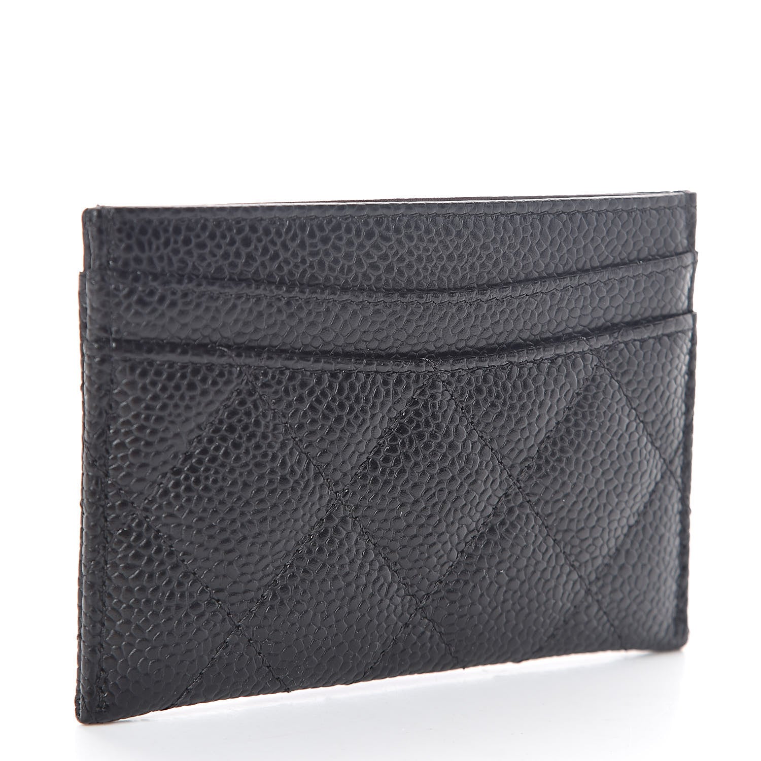 Chanel Caviar Quilted Card Holder Black 3 of 8