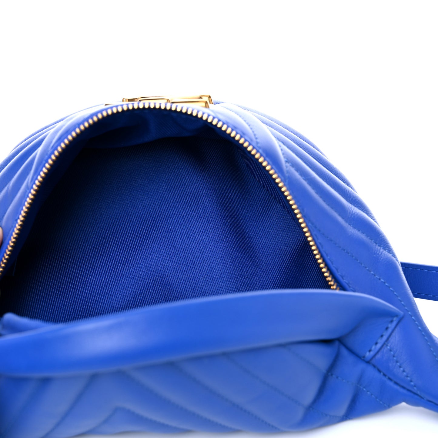 Calfskin New Wave Bumbag Blue Neon