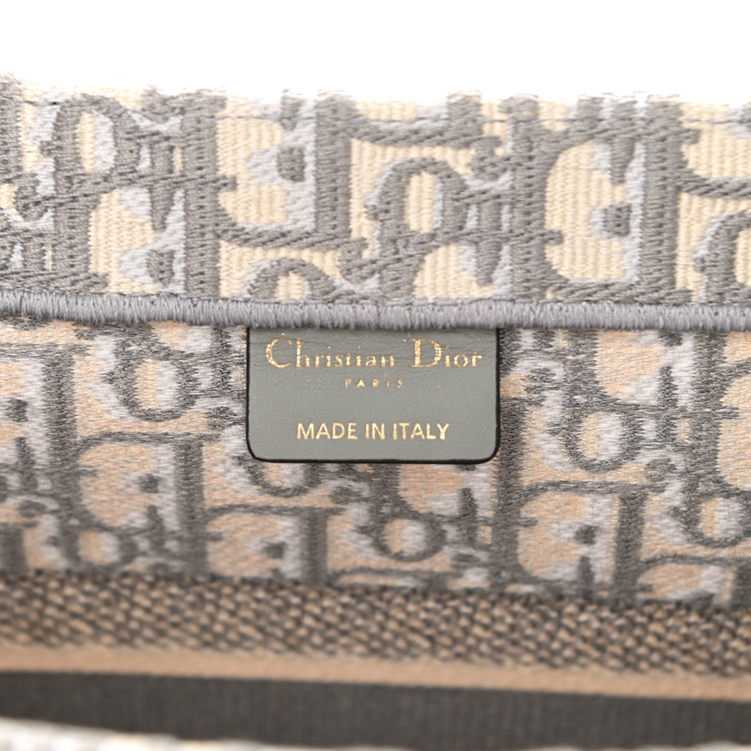 Christian Dior Oblique Medium Book Tote Grey 6 of 12