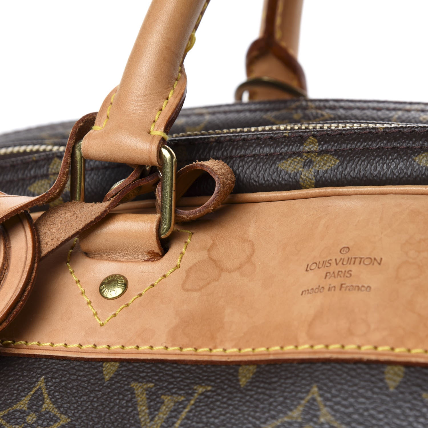 Louis Vuitton Monogram Alize 2 Compartment Luggage Travel Bag 10 of 13