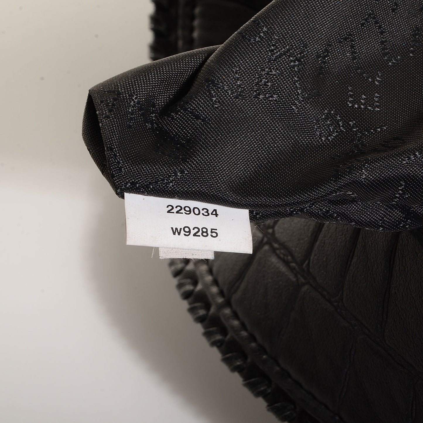 Embossed Croc Faux Leather Large Falabella Black